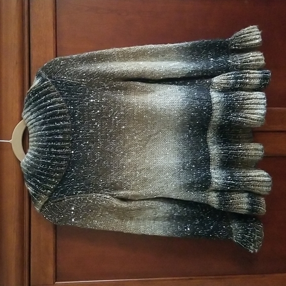 INC International Concepts Petite Open Cardigan Brown/Tan/Gray - Size Sm… - Picture 9 of 12